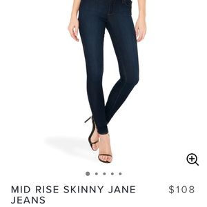 Mott & Bow NWT Jane Skinny Jeans